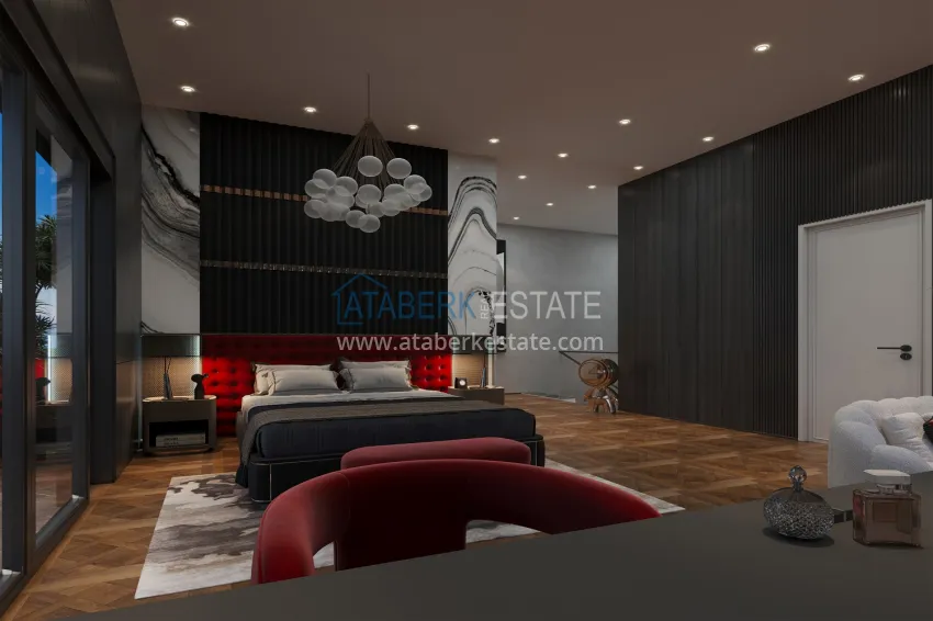 Приобрести Новый проект элитных видовых вилл – Алания, горный район Тепе 11 