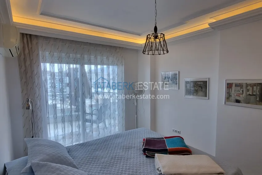 Приобрести Срочная продажа! Меблированная квартира 2+1 с прямым видом на море в районе Джикджилли, Алания 14 