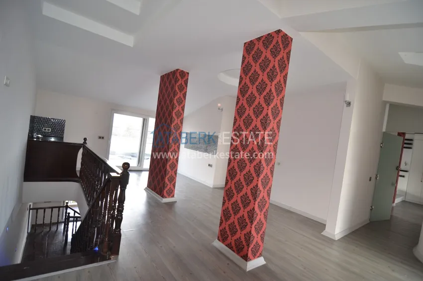 Приобрести Пентхаус-дуплекс 5+2 частично меблированный с видом на море и горы, подходит под гражданство – центр Алании 13