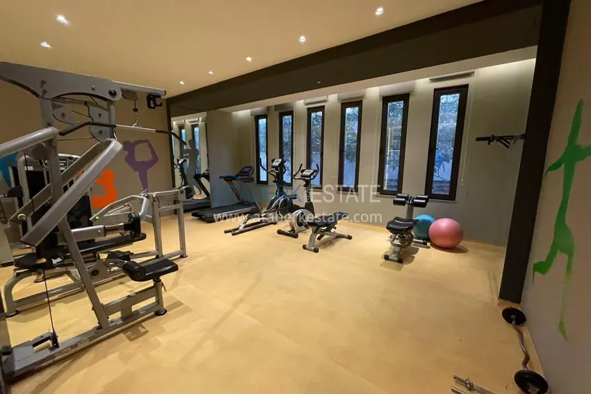 Квартира 1+1 с мебелью в комплексе на первой береговой линии, район Оба – Алания. Недвижимость под ВНЖ 19