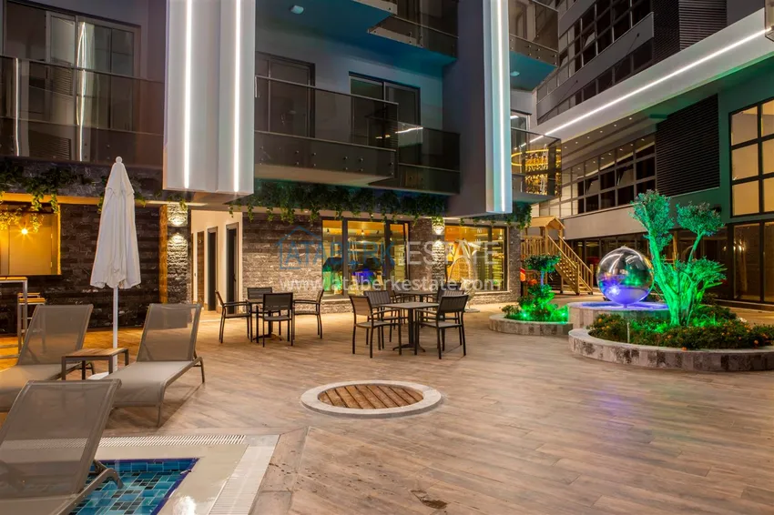 Двухкомнатная квартира с мебелью в резиденции сегмента люкс в 250 метрах от пляжа Клеопатра - рассрочка 15 