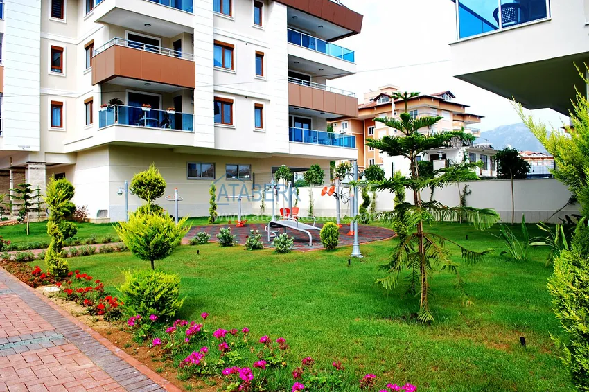 Квартира 4+1 с мебелью и видом на горы в комплексе с богатой инфраструктурой, район Оба – Алания 11 