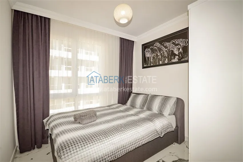 Приобрести Квартира 2+1 после ремонта с новой мебелью и видом на море - центр Алании, 1 береговая, пляжа Клеопатра 12 