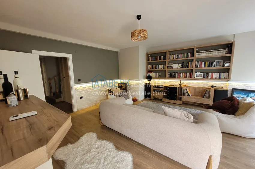 Приобрести Садовый дуплекс с мебелью в районе Кестель, Алания в 100 метрах от моря 3 