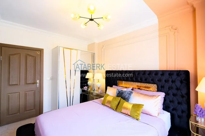 Приобрести Квартира 2+1 меблированная в комплексе с инфраструктурой, район Оба – Алания 14 