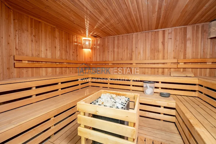 Квартира 2+1 меблированная в комплексе с инфраструктурой, район Тосмур – Алания  15 