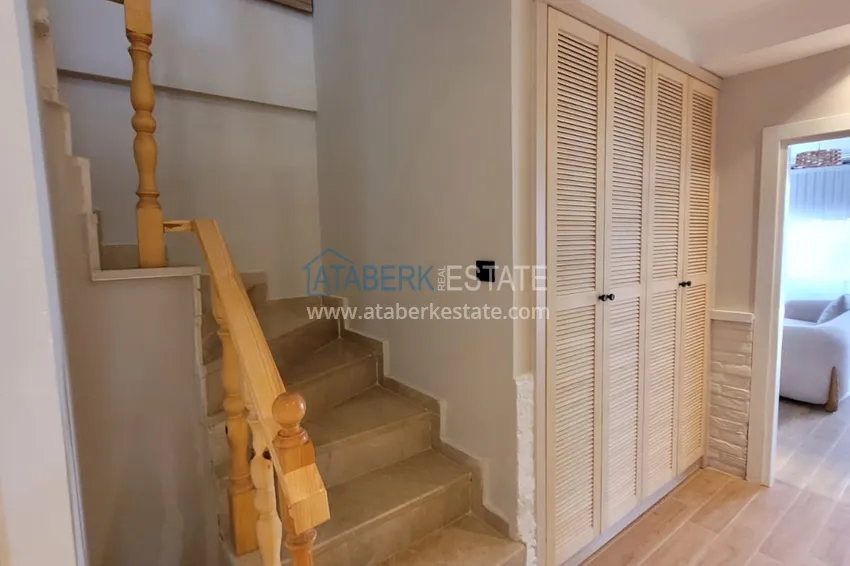 Приобрести Садовый дуплекс с мебелью в районе Кестель, Алания в 100 метрах от моря 6 