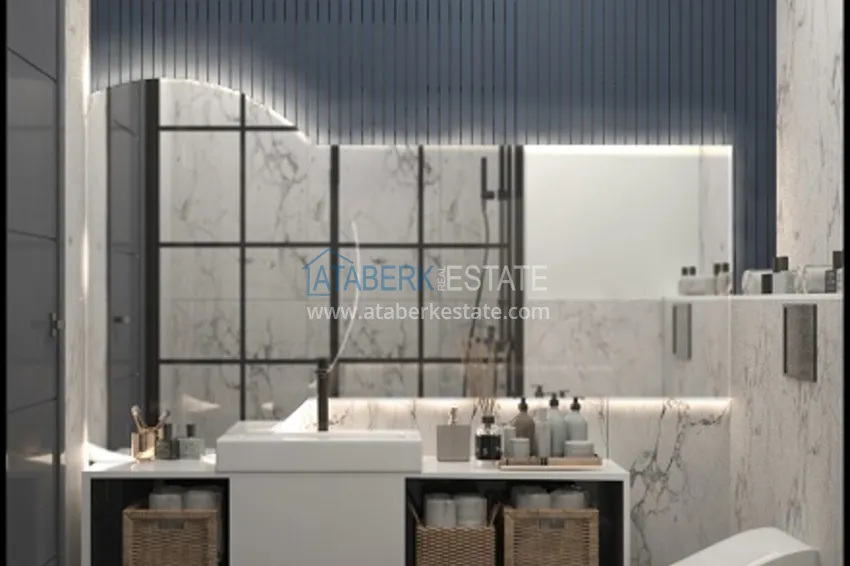 Приобрести Квартиры на этапе строительства в 300 метрах от моря район Каргыпынары-Мерсин 27 