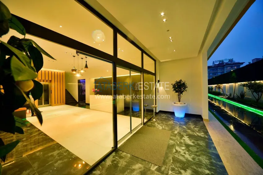 Квартира 1+1 с мебелью в комплексе на первой береговой линии, район Оба – Алания. Недвижимость под ВНЖ 22