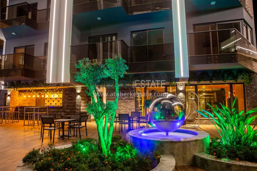 Двухкомнатная квартира с мебелью в резиденции сегмента люкс в 250 метрах от пляжа Клеопатра - рассрочка 20 