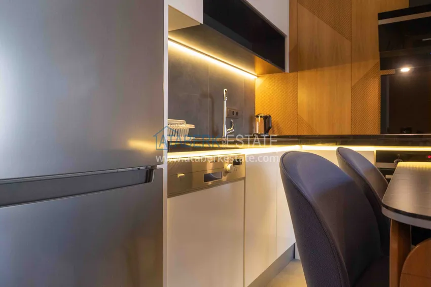 Приобрести Двухкомнатная квартира с мебелью в резиденции сегмента люкс в 250 метрах от пляжа Клеопатра - рассрочка 14 