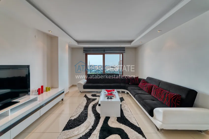 Приобрести Квартира 2+1 меблированная с видом на море и горы, район Джикджилли – Алания 2 