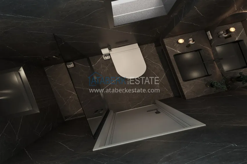 Приобрести Новый проект элитных видовых вилл – Алания, горный район Тепе 18 