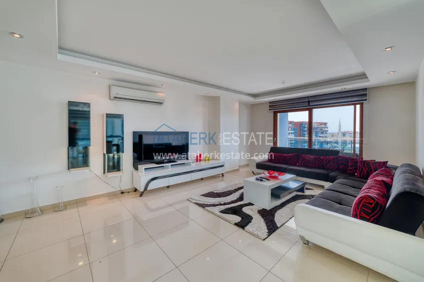 Приобрести Квартира 2+1 меблированная с видом на море и горы, район Джикджилли – Алания 3 