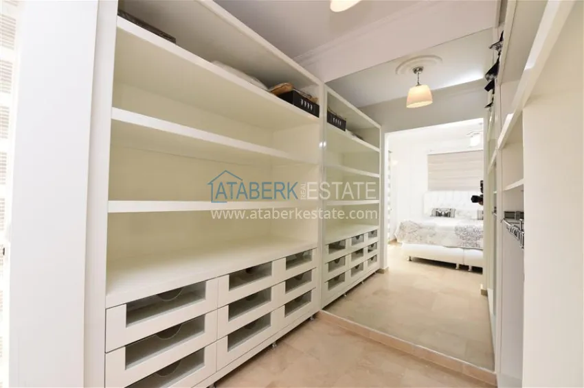 Приобрести Трехэтажная вилла в районе Конаклы с мебелью, частным бассейном и видовыми характеристиками 21 