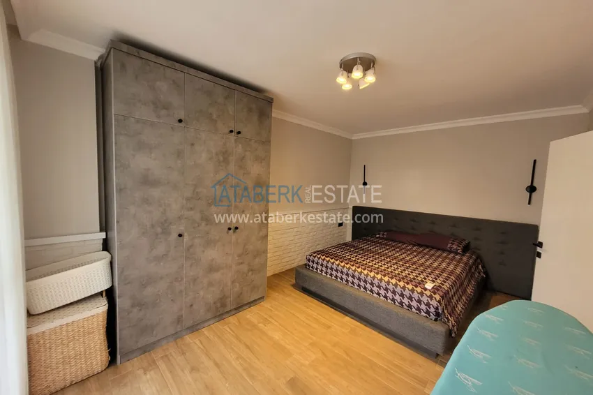 Приобрести Садовый дуплекс с мебелью в районе Кестель, Алания в 100 метрах от моря 10 