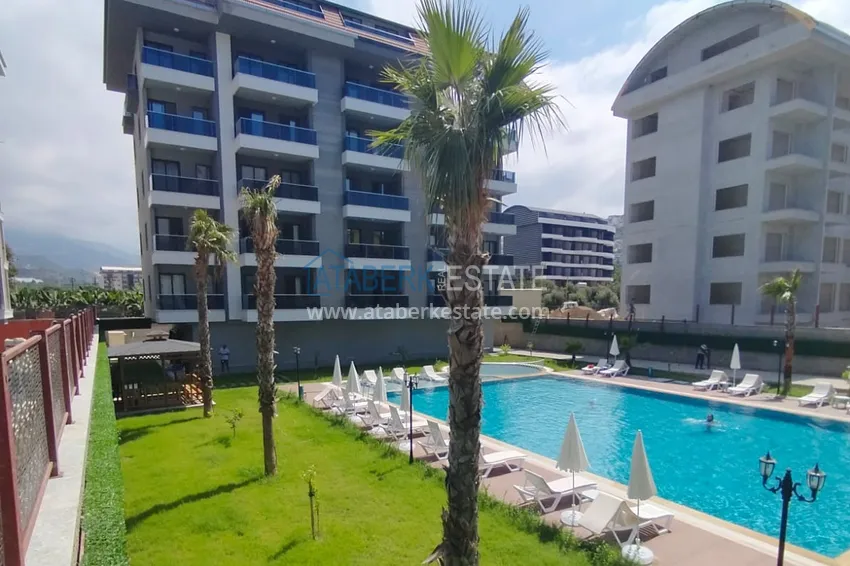 Квартира 1+1 с чистовой отделкой в комплексе на берегу моря – Каргыджак, Алания 1 