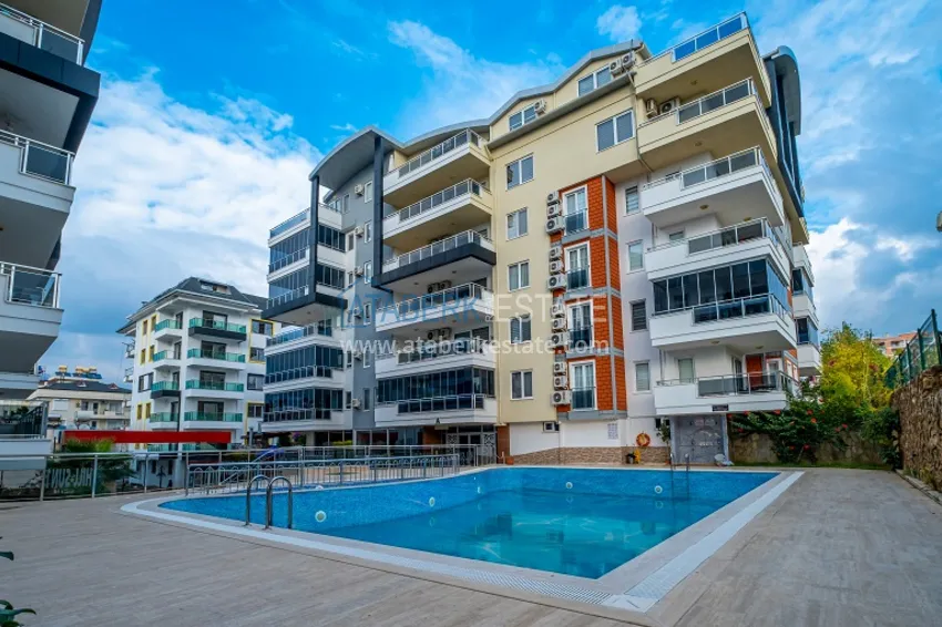 Квартира 2+1 меблированная в комплексе с инфраструктурой, район Тосмур – Алания  1 