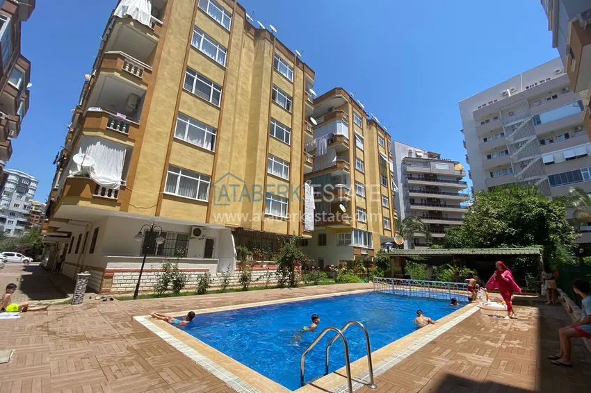 Квартира 3+1 в шаговой доступности от моря – 250 метров, Алания район Оба 1 