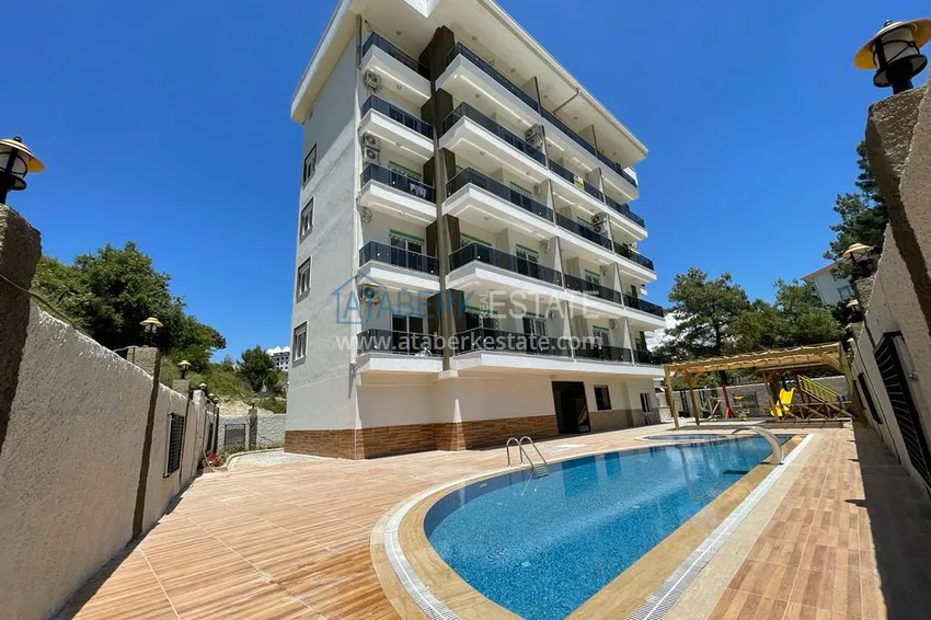 Квартира 1+1 с полной чистовой отделкой в Авсалларе в бутик-комплексе 1 