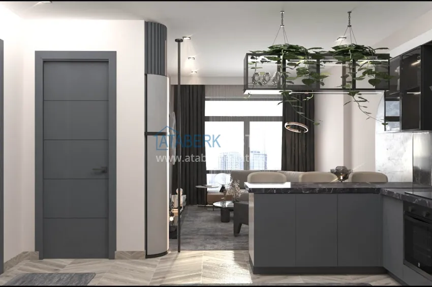 Приобрести Квартиры на этапе строительства в 300 метрах от моря район Каргыпынары-Мерсин 1 