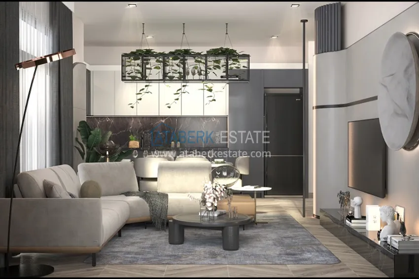 Приобрести Квартиры на этапе строительства в 300 метрах от моря район Каргыпынары-Мерсин 12 