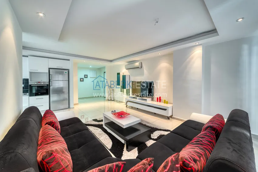 Приобрести Квартира 2+1 меблированная с видом на море и горы, район Джикджилли – Алания 4 