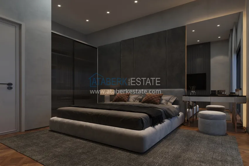 Приобрести Новый проект элитных видовых вилл – Алания, горный район Тепе 20 