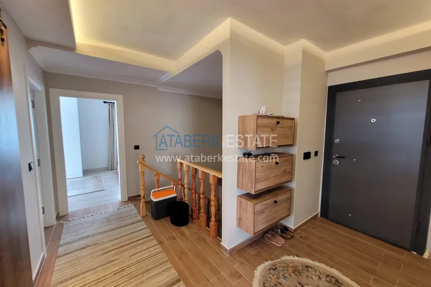 Приобрести Садовый дуплекс с мебелью в районе Кестель, Алания в 100 метрах от моря 12 