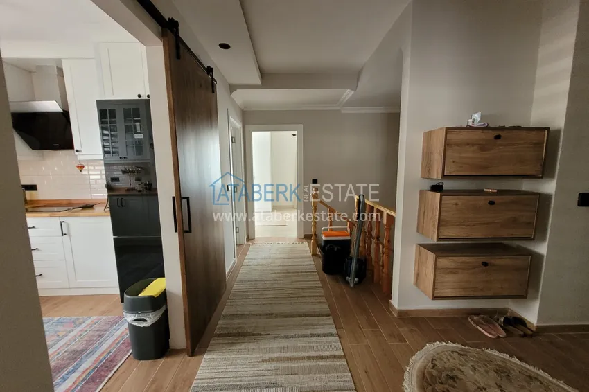 Приобрести Садовый дуплекс с мебелью в районе Кестель, Алания в 100 метрах от моря 13 