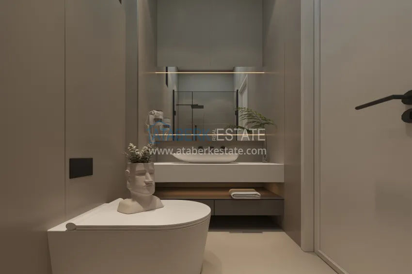 Приобрести Новый проект элитных видовых вилл – Алания, горный район Тепе 22 