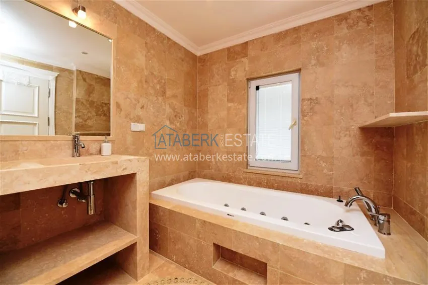 Приобрести Трехэтажная вилла в районе Конаклы с мебелью, частным бассейном и видовыми характеристиками 26 