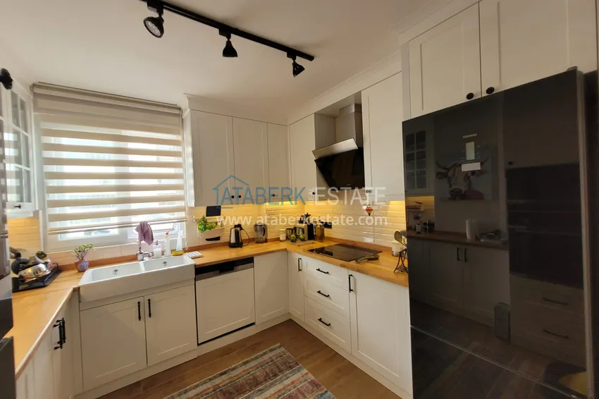 Приобрести Садовый дуплекс с мебелью в районе Кестель, Алания в 100 метрах от моря 15 