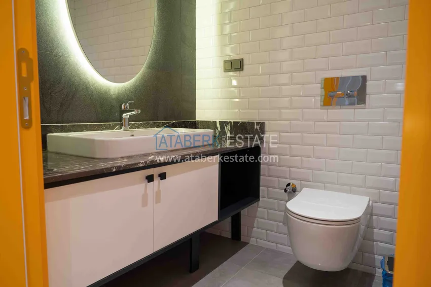 Приобрести Меблированная квартира с рассрочкой в центре Алании в шикарном жилом комплексе  28 