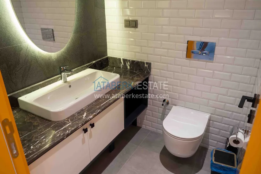 Приобрести Двухкомнатная квартира с мебелью в резиденции сегмента люкс в 250 метрах от пляжа Клеопатра - рассрочка 21 