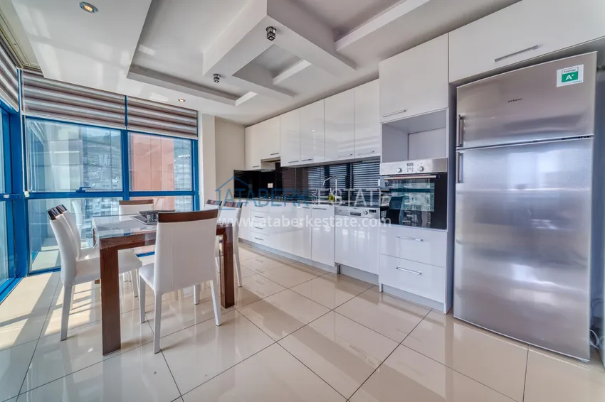 Приобрести Квартира 2+1 меблированная с видом на море и горы, район Джикджилли – Алания 10 