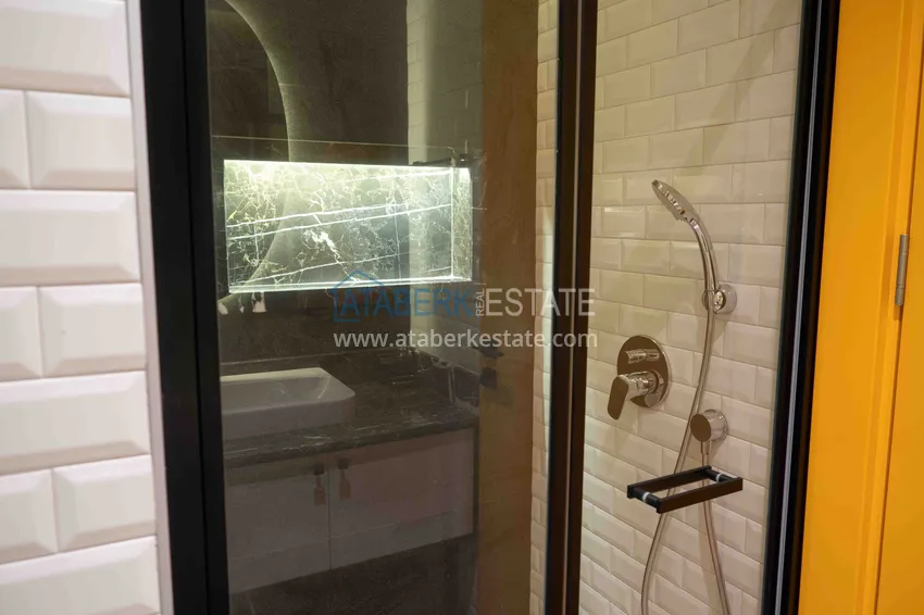 Приобрести Меблированная квартира с рассрочкой в центре Алании в шикарном жилом комплексе  30 