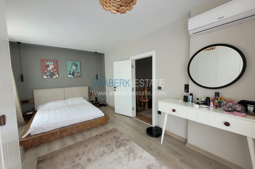 Приобрести Садовый дуплекс с мебелью в районе Кестель, Алания в 100 метрах от моря 20 