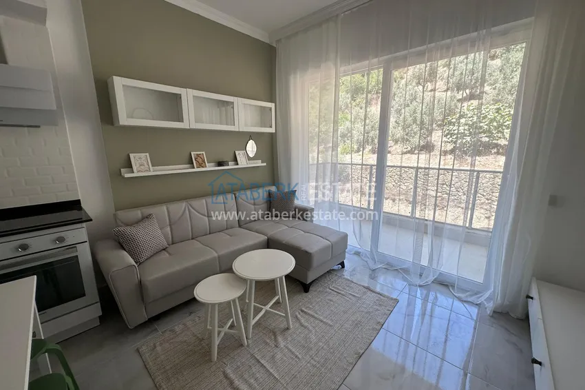 Приобрести Квартира 1+1 меблированная в комплексе с инфраструктурой, район Авсаллар – Алания 2 