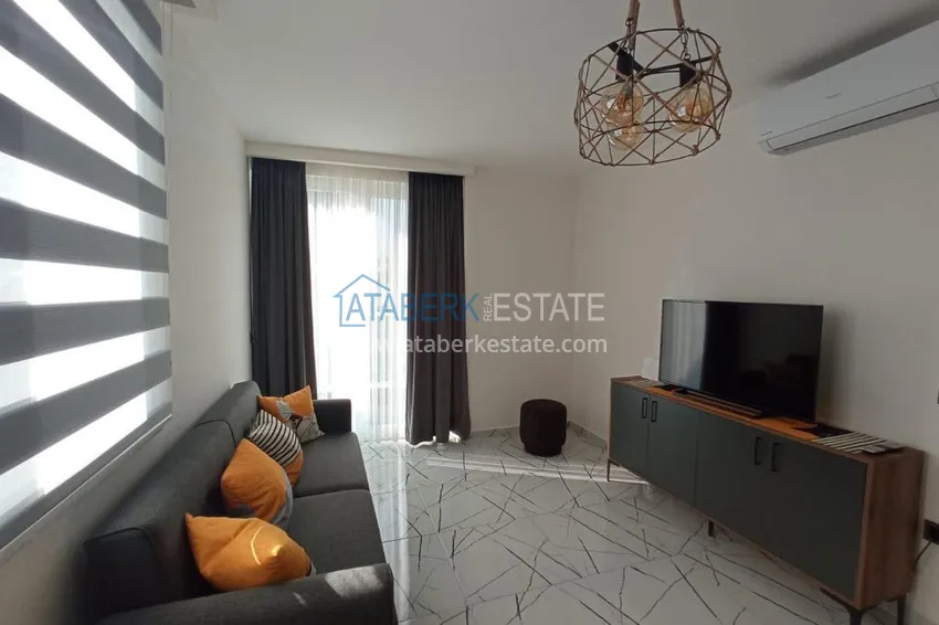 Приобрести Квартира 1+1 с мебелью в молодом современном комплексе, район Оба – Алания 2 