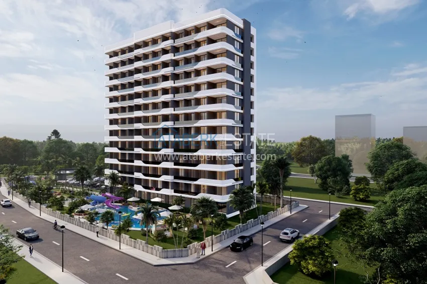 Квартиры на этапе строительства в 300 метрах от моря район Каргыпынары-Мерсин 1 