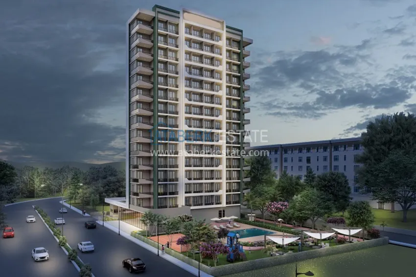 Квартиры 1+1 от застройщика в новом современном жилом комплексе район Тедже-Мерсин 3 