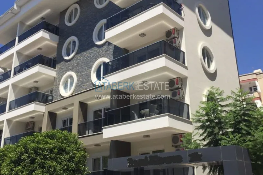 Квартира 1+1 меблированная в центре Алании – район пляжа Клеопатра 3 