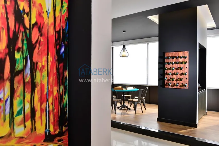 Квартира 1+1 с мебелью в комплексе на первой береговой линии, район Оба – Алания. Недвижимость под ВНЖ 6