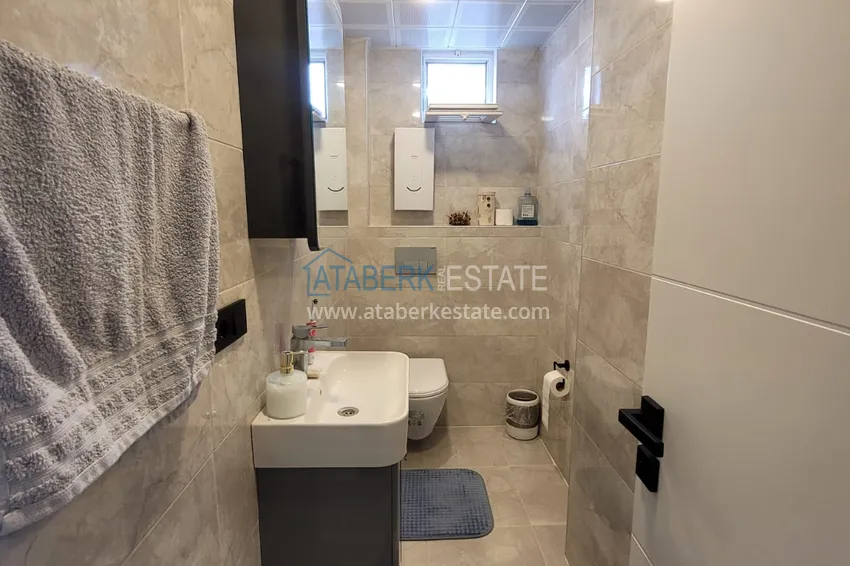 Приобрести Садовый дуплекс с мебелью в районе Кестель, Алания в 100 метрах от моря 23 