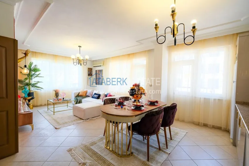 Приобрести Квартира 2+1 меблированная в комплексе с инфраструктурой, район Оба – Алания 3 