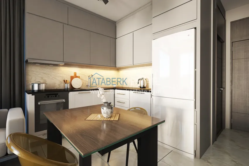 Приобрести Недвижимость от застройщика в комплексе сегмента премиум на этапе проекта – Алания, район Демирташ 3