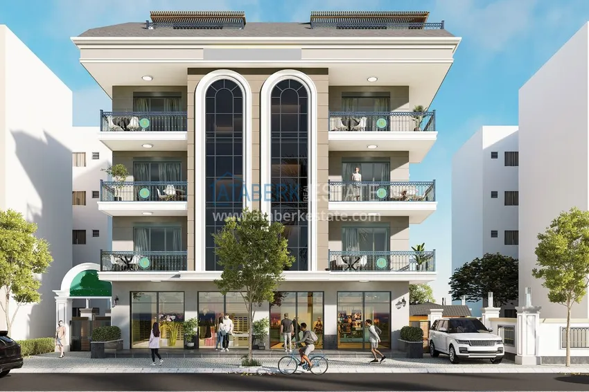 Квартиры 1+1 в центре Алании от инвестора в комплексе на завершающем этапе строительства 3 