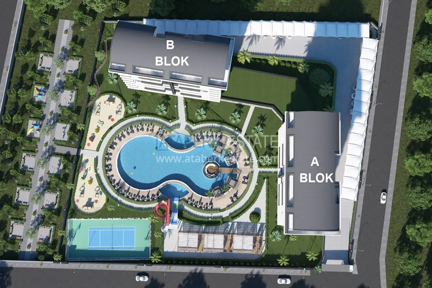 Недвижимость от застройщика в комплексе сегмента премиум на этапе проекта – Алания, район Демирташ 7