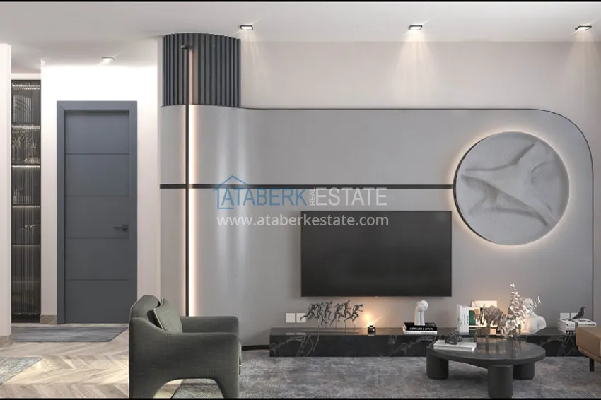 Приобрести Квартиры на этапе строительства в 300 метрах от моря район Каргыпынары-Мерсин 3 